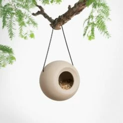 Futterkugel „Lisa“ (Beige) -Vogel Verkaufe lisa white steel hook